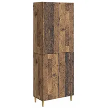 vidaXL Schrankset 2 pcs Altholz Holzwerkstoff