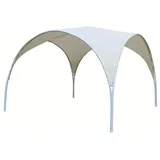 Gartenlaube Ad Bogen 3,8x3,8 MT Festzelt Iglu Metall Garten Externe Creme