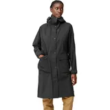 Fjällräven Vardag Rain Parka Damen Schwarz XS