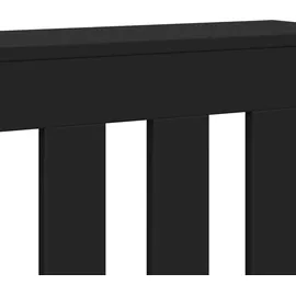 vidaXL Heizkörperverkleidung Schwarz 149x20x82 cm Holzwerkstoff