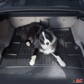 Omac Fußmatten & Kofferraumwanne Set für VW Tiguan 2016-2024 Gummi Schwarz 5x