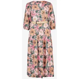 Zero Maxikleid Blumenprint Rosé/Grün 38