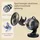 Songmics Tischventilator 25 cm Tischventilator Schwarz
