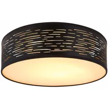 GLOBO Tunno 1 LED rund schwarz