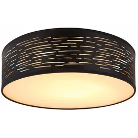 GLOBO Tunno 1 LED rund schwarz
