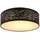 GLOBO Tunno 1 LED rund schwarz