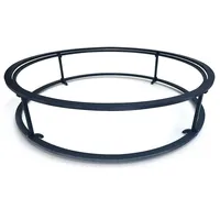 BonFeu BonBiza Feuerkorb für den Garten - Feuertonne & Feuerstelle - Feuerschale Feuerkorb aus stabilem Stahl - Mit Grillrost & Plancha zum Kochen - 80x80x100 cm (Ständer Ø80)