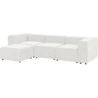 Beliani, Sofa + Bettsofa, Falsterbo (3-Sitzer, Modular Sofa)