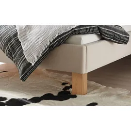 Hasena Polsterbett Noemi, Farbe: Eiche bright, geölt, Bezugsfarbe: Pepe beige, verschiedene Größen