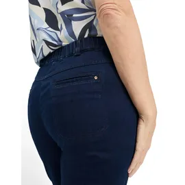 RAPHAELA by BRAX Style PEGGY FLARED DARK BLUE, denim dunkelblau, Gr. 50K
