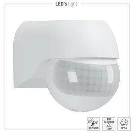 led`s light LED's,ight Aufputz-Bewegungsmelder 180° IP54 Weiß