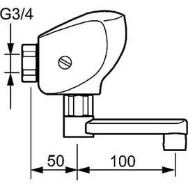 Hansa HansaElectra Sensor-Armatur chrom 64462201