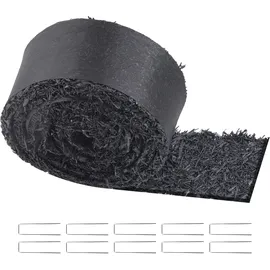 Vevor Gummimulchrolle 3 x 0,11 m schwarz