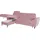 sit&more Ecksofa SIT & MORE "Sorano L-Form", rosa (altrosa), B:250cm H:88cm T:161cm, Sofas, Ecksofa, wahlweise mit Bettfunktion und Bettkasten
