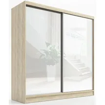 a&j möbelland Schwebetürenschrank Ivar 200 x 215 x 59,5 cm Braun