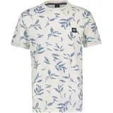 LERROS T-Shirt Allover-Print, Logo-Patch, für Herren T-Shirt mit floralem Print«, Gr. XL