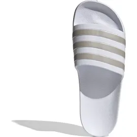 Adidas Adilette Aqua Cloud White / Platinum Metallic / Cloud White 47