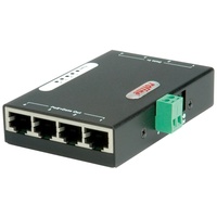Roline Gigabit Ethernet PoE Injektor 4 Ports