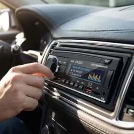 Avizar Avizar, Bluetooth Autoradio FM/MP3 mit USB/SD/AUX, hohe Leistung, Schwarz - Schwarz