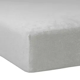 Traumschlaf Spannbettlaken Baumwolle-Polyester 120 x 200 - 130 x 200 cm grau