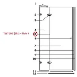 Anima Glass Ersatzteil TESTGD2