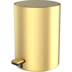 Bar Badezimmer-Abfallbehälter 32 cm gold matt mit PVD-Beschichtung