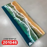 aea Esstisch 220 x 75 x 81 cm blau