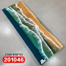 aea Esstisch 220 x 75 x 81 cm blau