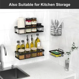 luxuskollektion Duschablage ohne Bohren, Wasserdichtes und Rostfreies Duschregal, 4