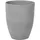 Beliani Blumentopf hellgrau rund 35/35/42 cm Croton