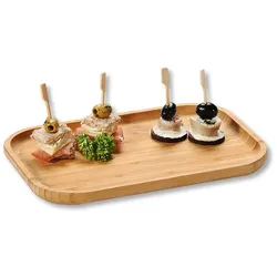 KESPER Servierbrett, Bambus FSC, klein 30,5x20,5x2cm, natur
