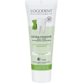Logona Logodent Extra Frische Zahnpasta Pfefferminz 75 ml