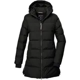 KILLTEC Mädchen Steppparka/Parka mit Kapuze KOW 359 GRLS QLTD PRK, schwarz, 140, 42151-000