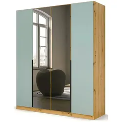 Drehtürenschrank  Skyla , holzfarben , Maße (cm): B: 181 H: 210