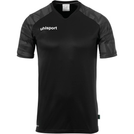 Uhlsport Goal 25 T Shirt, Schwarz/Anthra, 116 EU