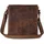 GREENBURRY Vintage Umhängetasche Leder 23 cm braun