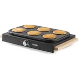DOMO Crepes-Maker Schwarz