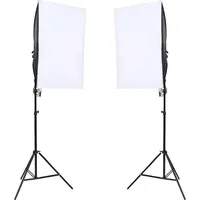 vidaXL Fotostudio-Set mit Beleuchtung und Hintergrund