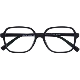 Breitfeld & Schliekert Lesebrille GRETA, schwarz, +3.00 dpt mit Etui