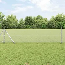 vidaXL - Sechseckgeflechtzaun Silber 0,6 X 10 M Verzinkter Stahl