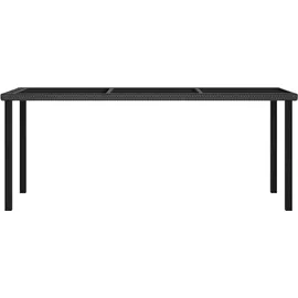 vidaXL Garten-Essgruppe 9-tlg. schwarz 3065710