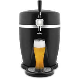 Wëasy Bierzapfanlage PINT568, Kompatibel mit 5L-Fässern, 60W, 3°C bis 6°C, Integriertes Kühlsystem, Haltbarkeit bis zu 30 Tagen,