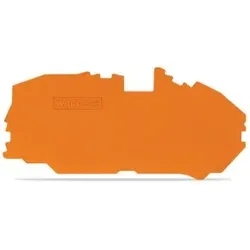 Wago 2016-7692 Abschluss- und Zwischenplatte, 1 mm dick, orange 20167692 - 25 Stück