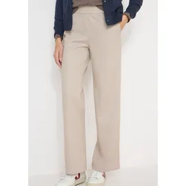 Cecil Style NEELE Wide Leg Hose Desert Beige Melange XXL 32