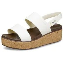 Crocs Brooklyn Cork Low Wedge Chalk 42