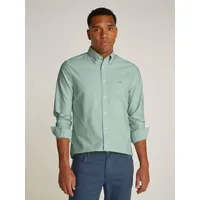Tommy Hilfiger Langarmhemd SOLID HERITAGE OXFORD RF SHIRT grün