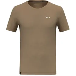 Salewa Sport-Tshirt Eagle Minilogo Merino (weich, leicht) sandbraun Herren