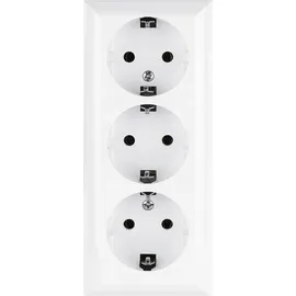 REV Ritter Steckdosenleiste 3-fach Weiß 1 St.