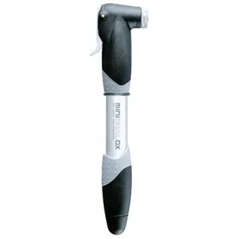 Topeak Mini Dual DX Minipumpe schwarz/silber 120 Psi