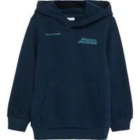 s.Oliver - Wärmender Hoodie mit Glow-in-the-Dark-Effekt, Kinder, blau, 140